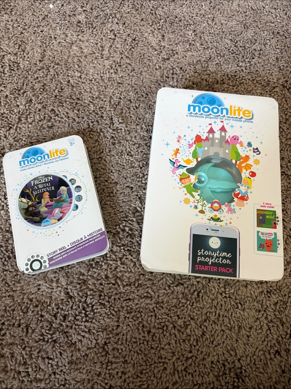 Moonlite Storytime Projector Starter Pack - Teal